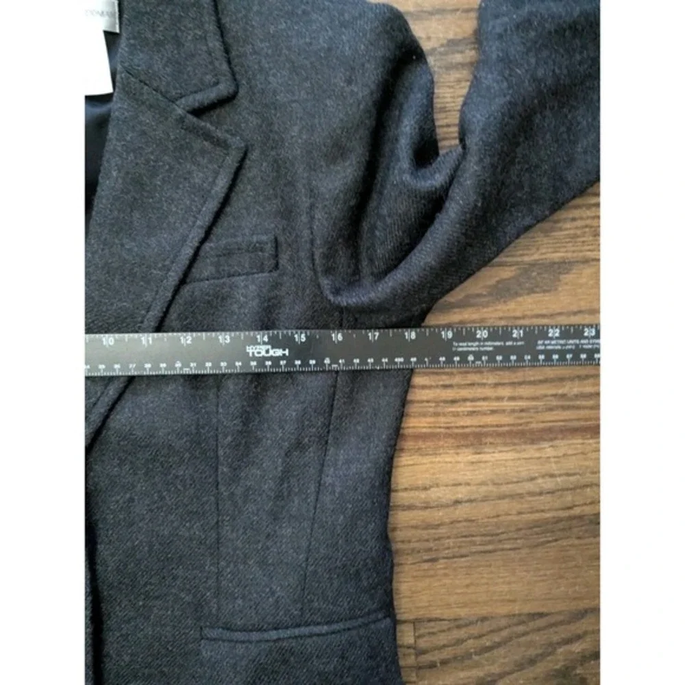 KORS Michael Kors Bergdorf Goodman Gray Wool Blazer Sz 8 Made‎ In Italy Luxury